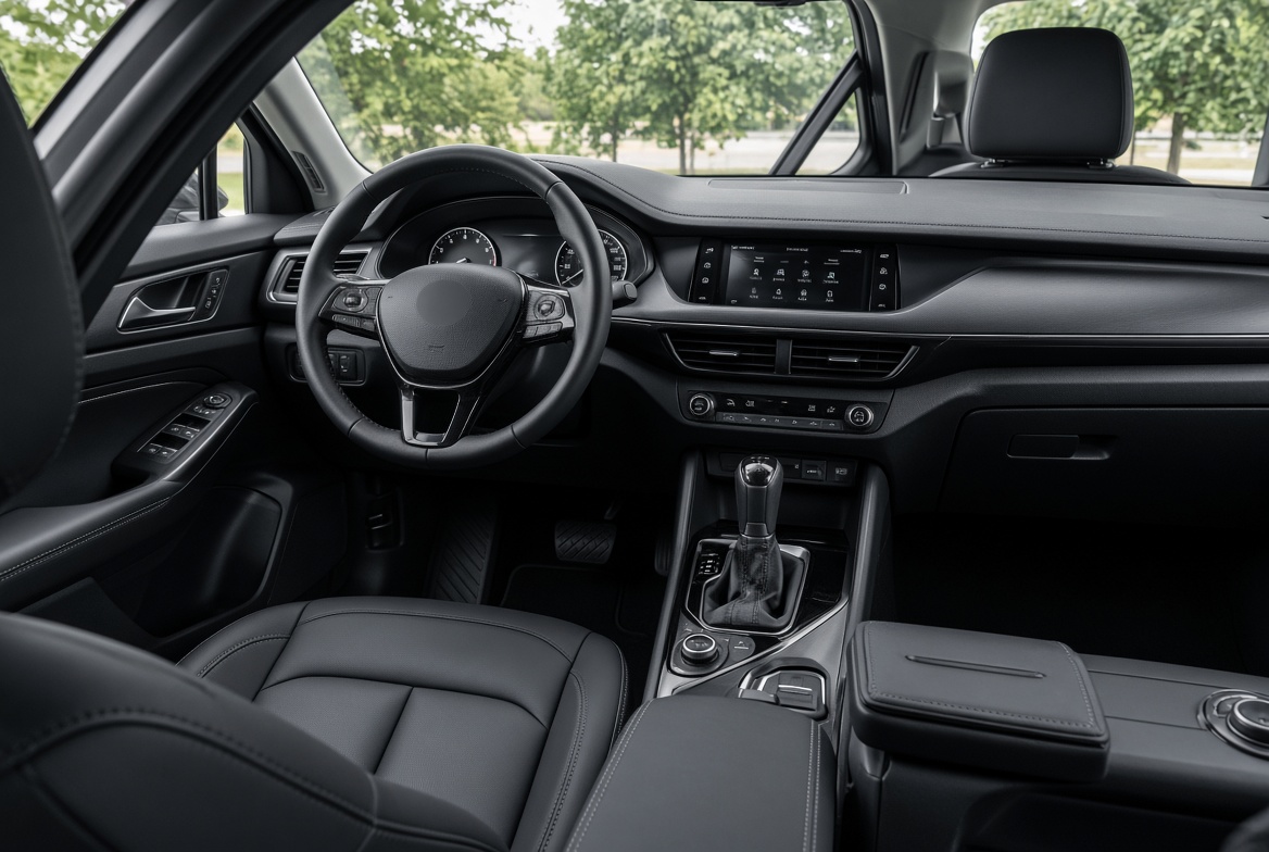 Intérieur automobile nettoyé — pack Standard